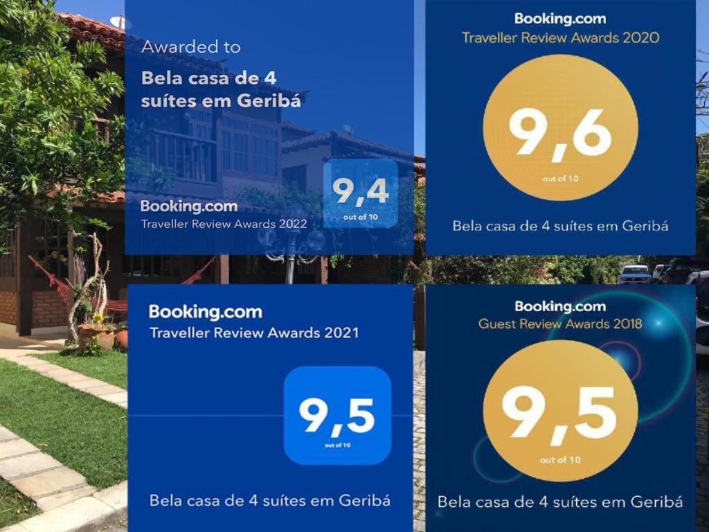 Bela Casa De 4 Suítes Em Geribá * Búzios
